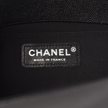 Chanel Caviar Quilted Medium Boy Flap Black 6 of 12