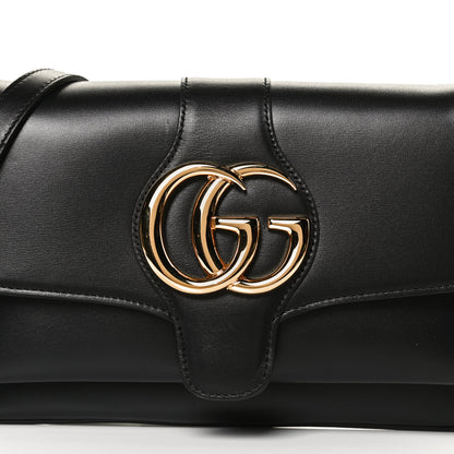 Gucci Vitello Palmellato Lux Small Arli Flap Shoulder Bag Black 9 of 13