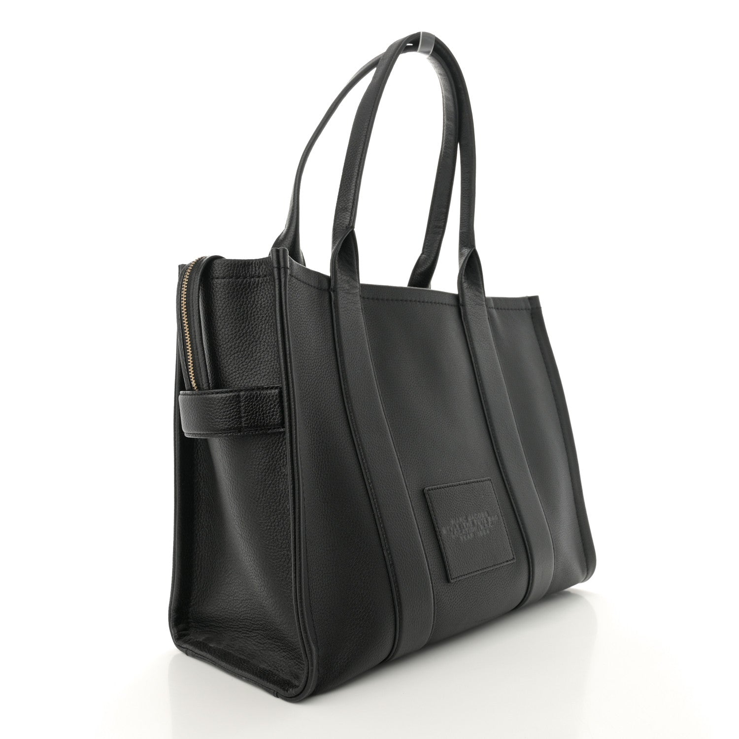 Marc Jacobs Grained Calfskin Large The Tote Bag Black 3 of 11