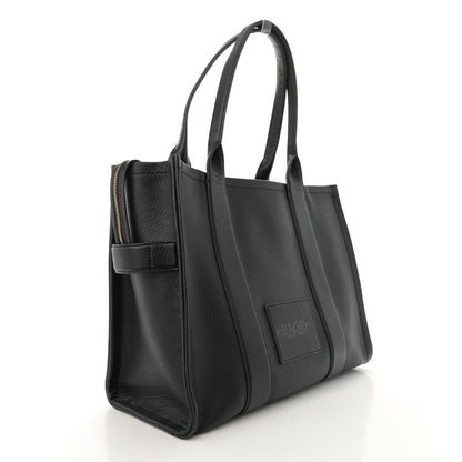 Marc Jacobs Grained Calfskin Large The Tote Bag Black 3 of 11