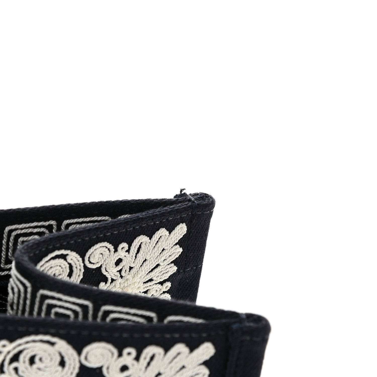 Christian Dior Canvas Embroidered Cornely Book Tote Blue White 11 of 13