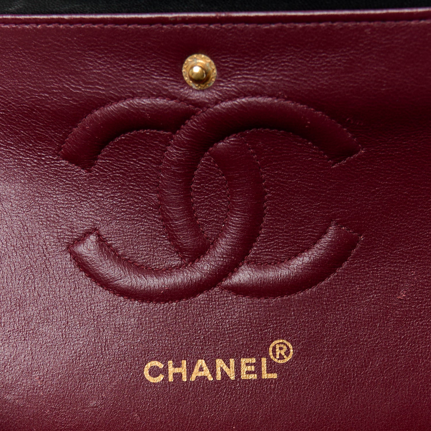 Chanel Lambskin Quilted Medium Double Flap Black 6 of 12