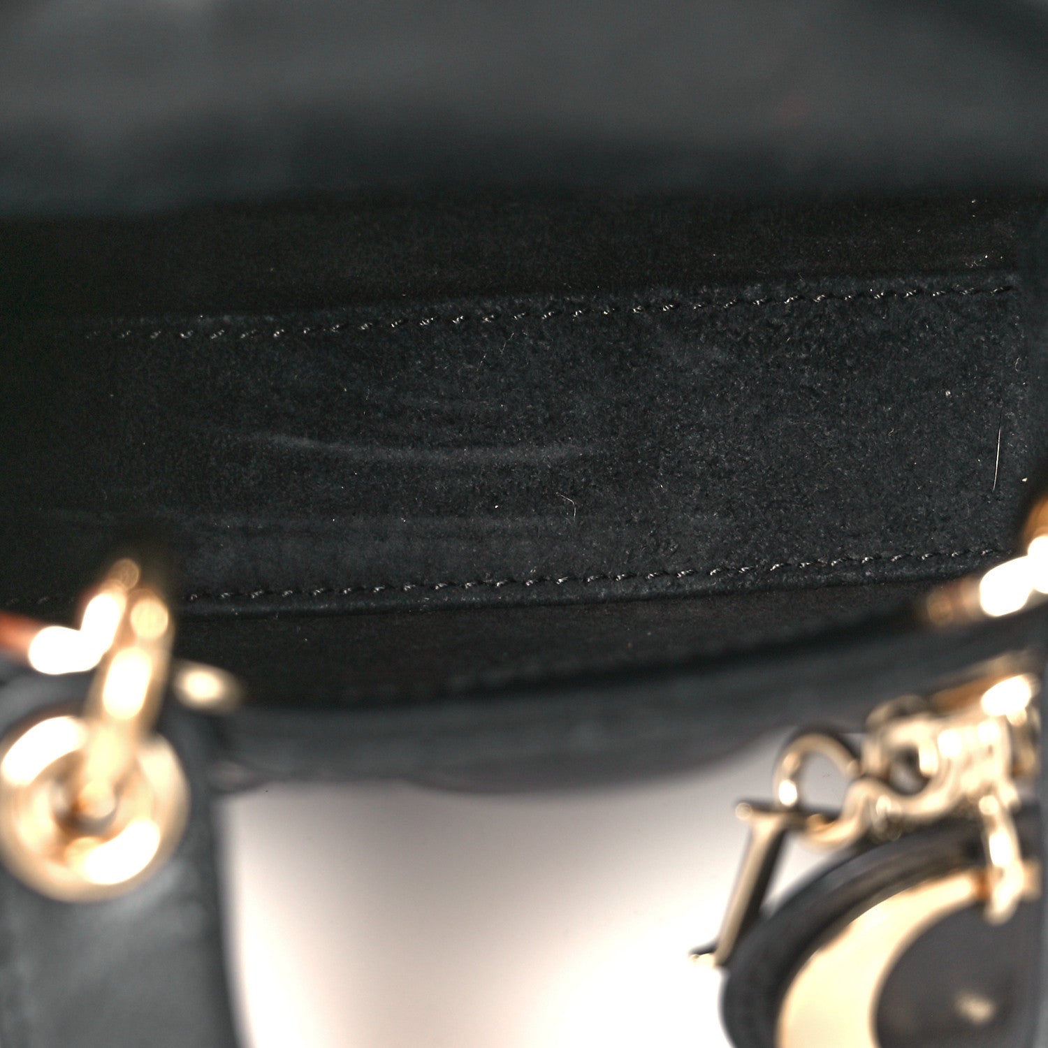 Christian Dior Lambskin Cannage Micro Lady Dior Black 5 of 10