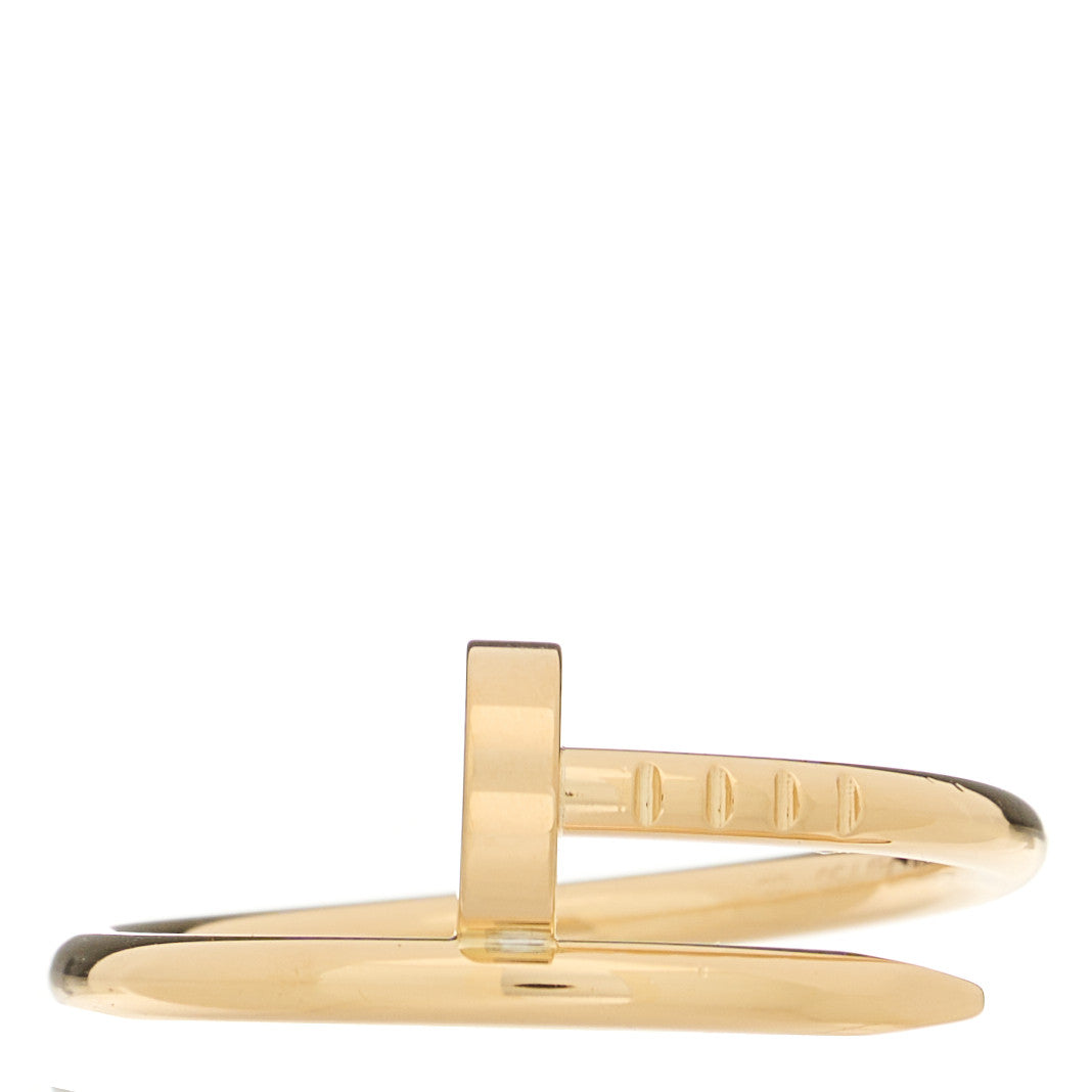 Cartier 18K Yellow Gold Small Juste Un Clou Ring 51 5.75 3 of 5