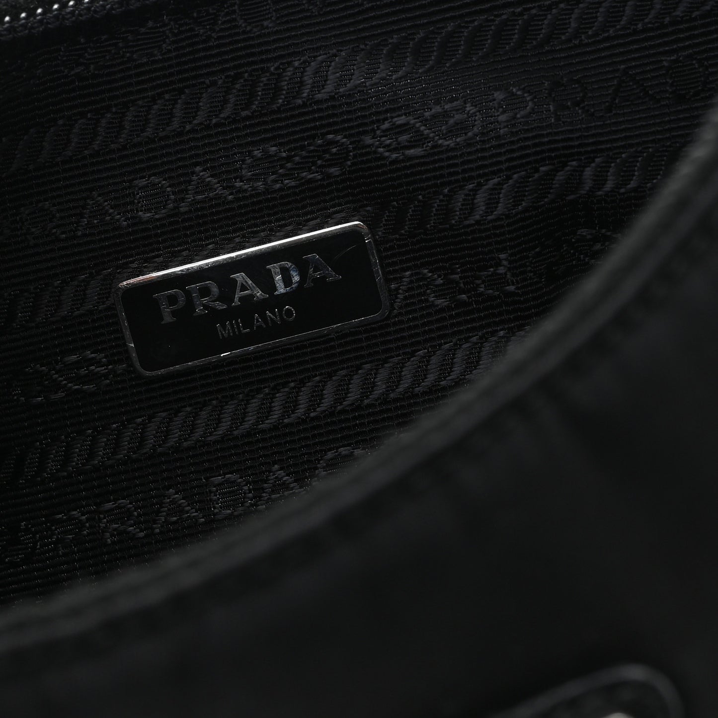 Tessuto Nylon Mini Re-Edition 2000 Bag Black