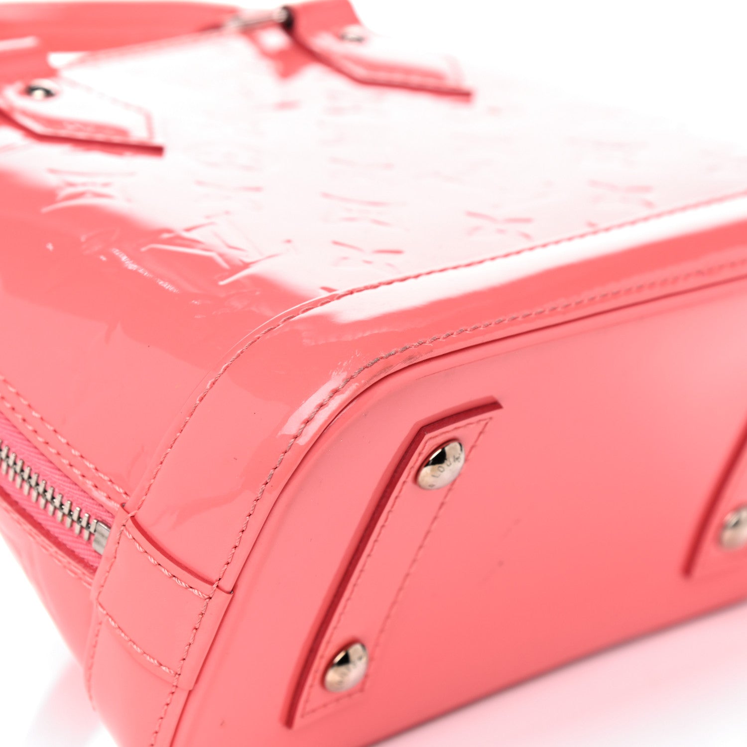 Louis Vuitton Vernis Alma BB Poppy 8 of 22