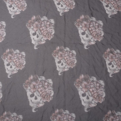 Alexander McQueen Silk Romantic Skull Scarf 1 of 7