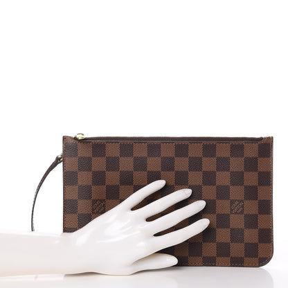 Louis Vuitton Damier Ebene Neverfull MM GM Pochette 2 of 8