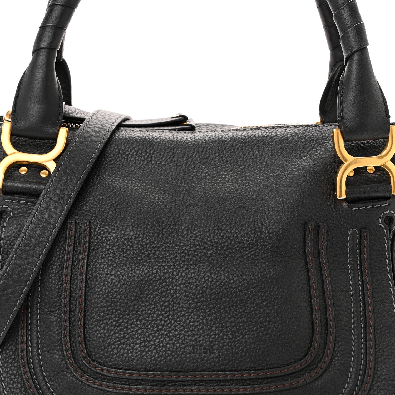 Chloe Calfskin Medium Marcie Satchel Black 7 of 14