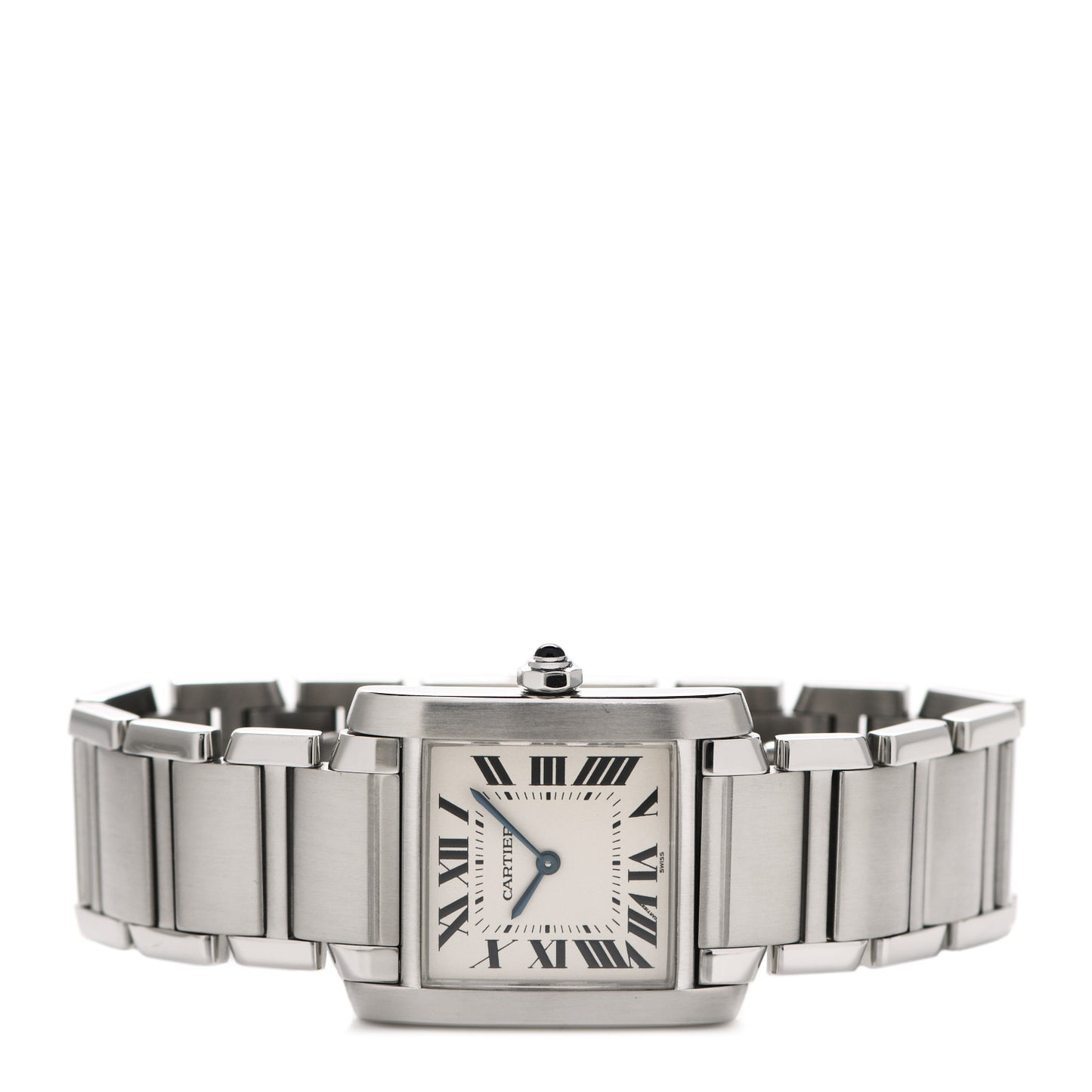 Stainless Steel 25mm Tank Francaise Quartz Watch