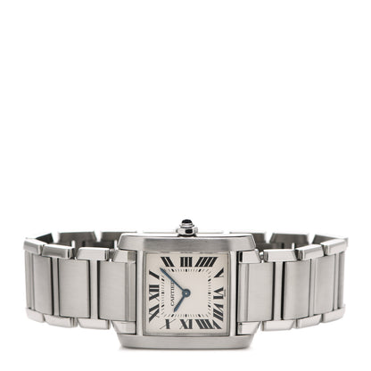Cartier Stainless Steel 25mm Tank Francaise Quartz Watch 2 of 5