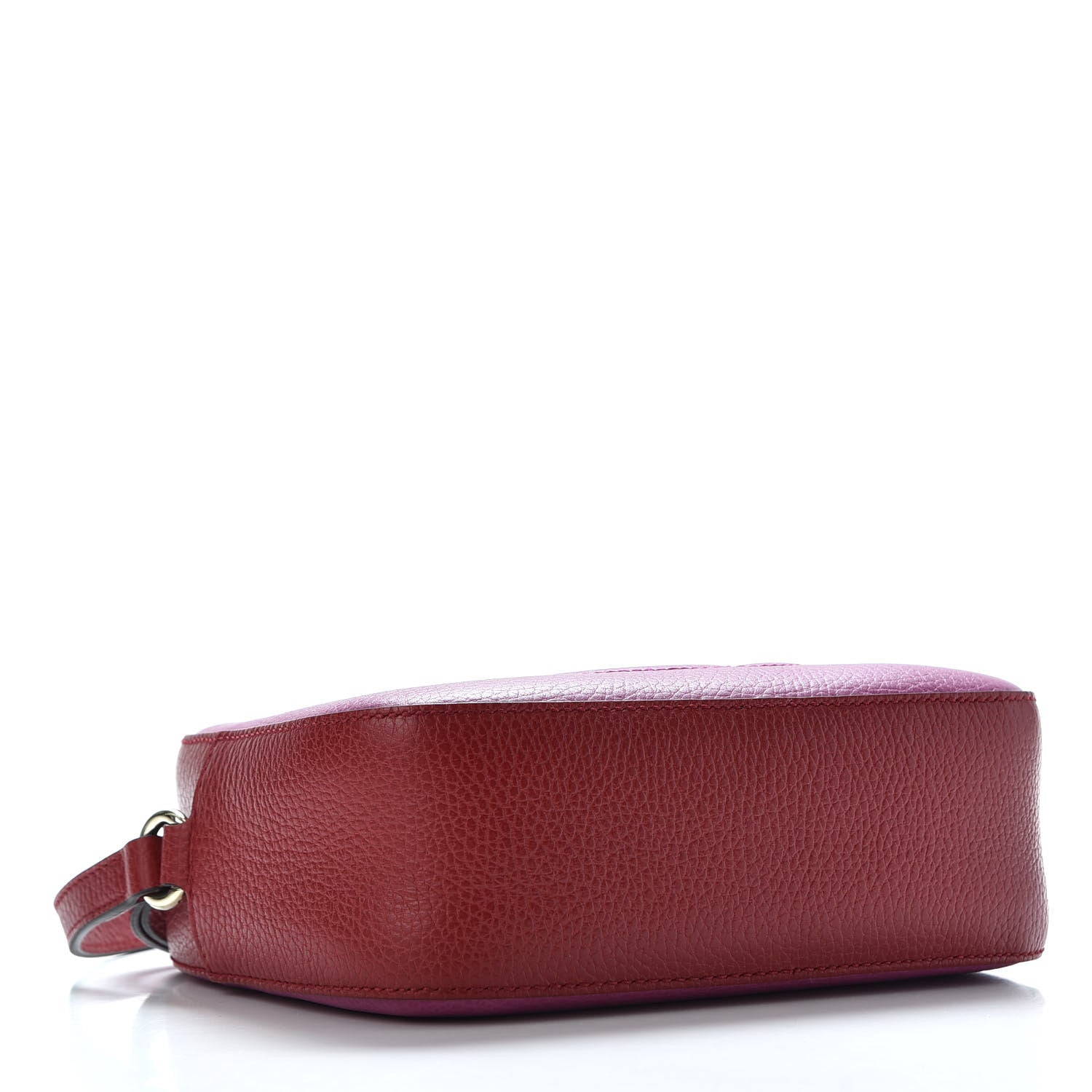 Gucci Dollar Calfskin Bi-Color Small Soho Disco Bag New Rosette Hibiscus Red 3 of 9