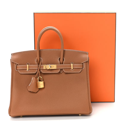Hermes Togo Birkin 25 Gold 11 of 11