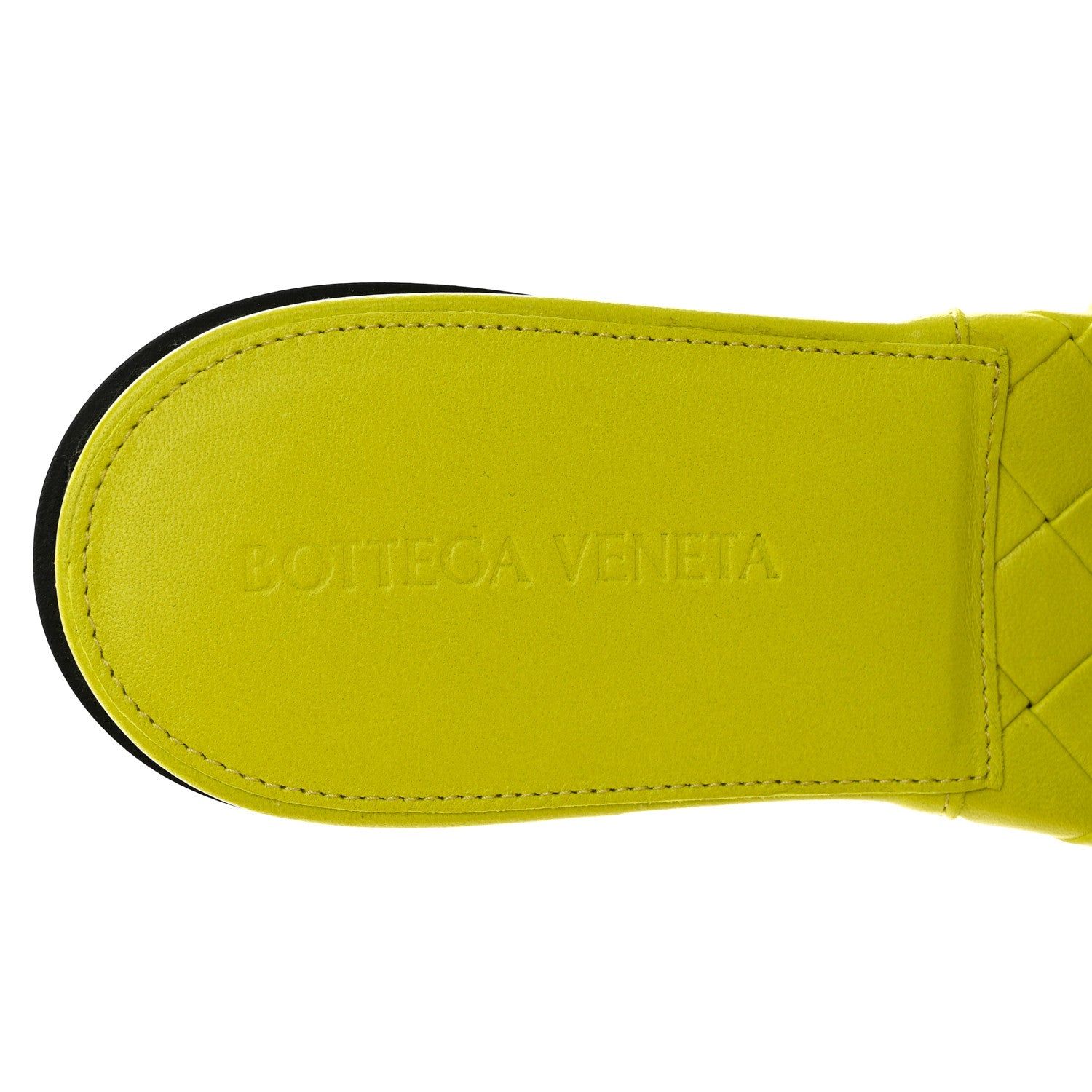 Bottega Veneta Nappa Maxi Intrecciato Lido Flat Sandals 37.5 Kiwi 7 of 7