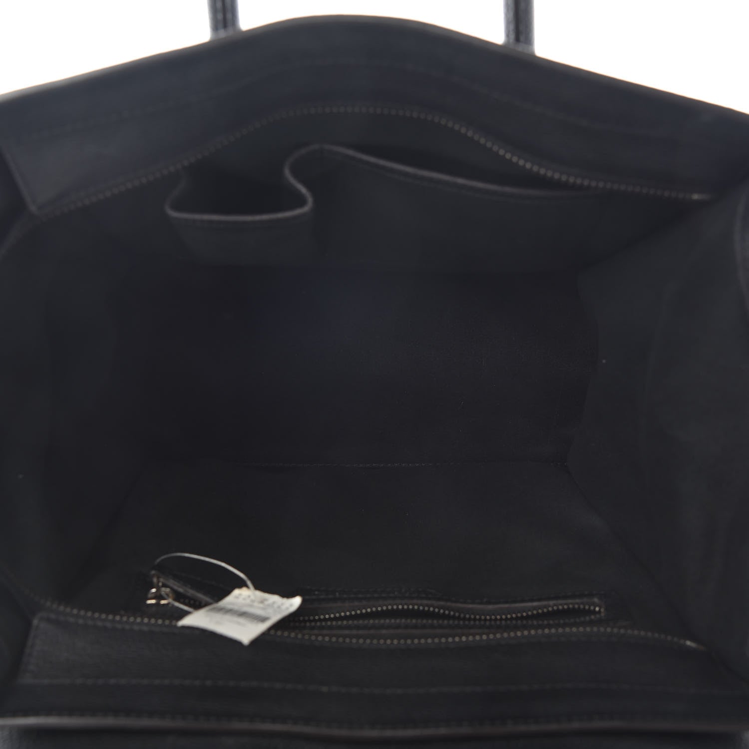 Celine Drummed Calfskin Mini Luggage Black 5 of 8