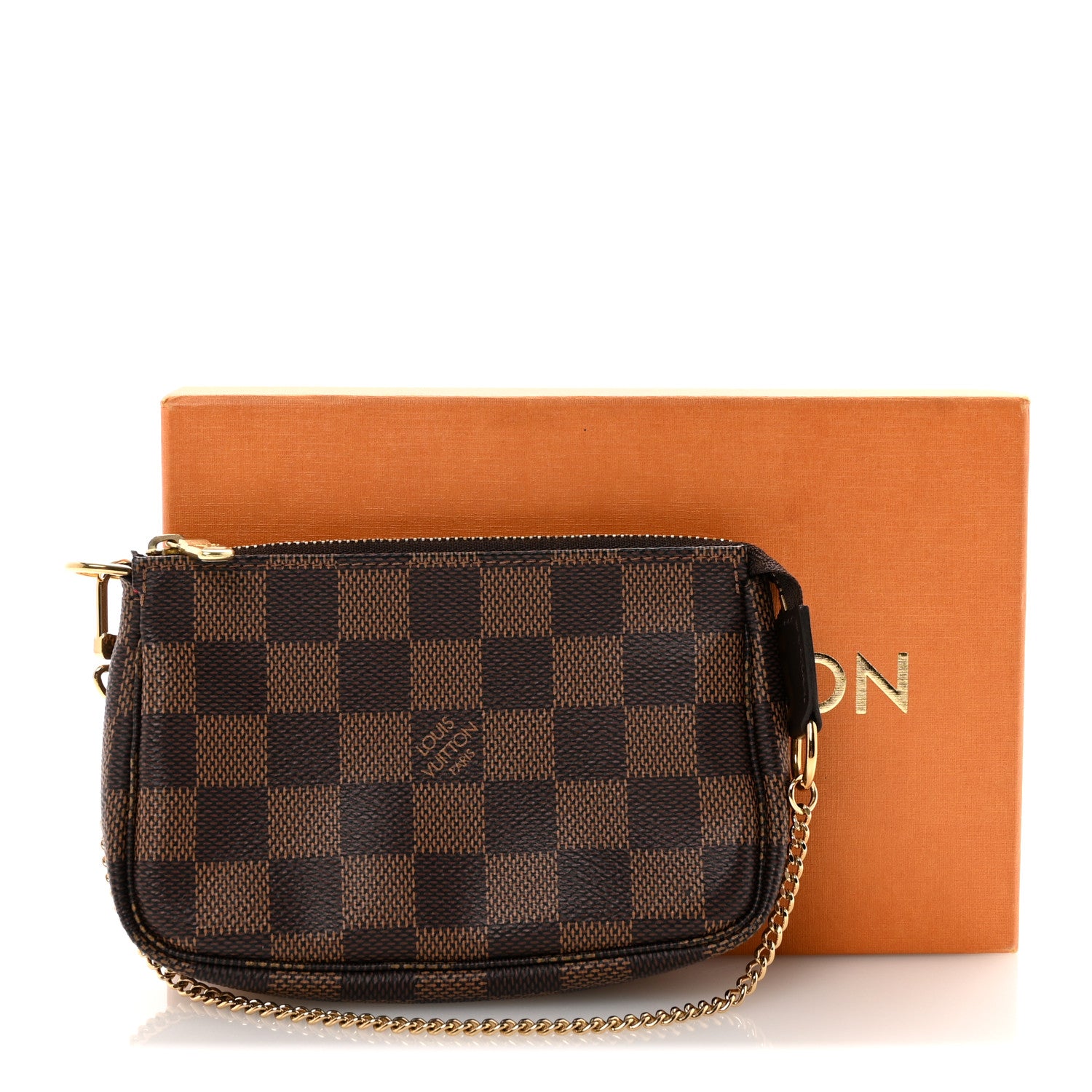 Louis Vuitton Damier Ebene Mini Pochette Accessories 8 of 8