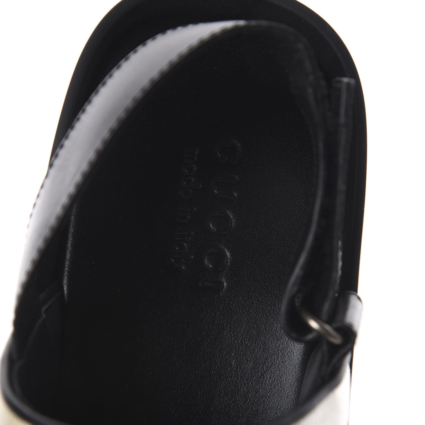 Nylon Cirano Lux Stripe Mens Cleat Sole Slingback Sandals 7 Ecru Poppy Black