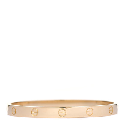 Cartier 18K Yellow Gold LOVE Bracelet 18 3 of 7