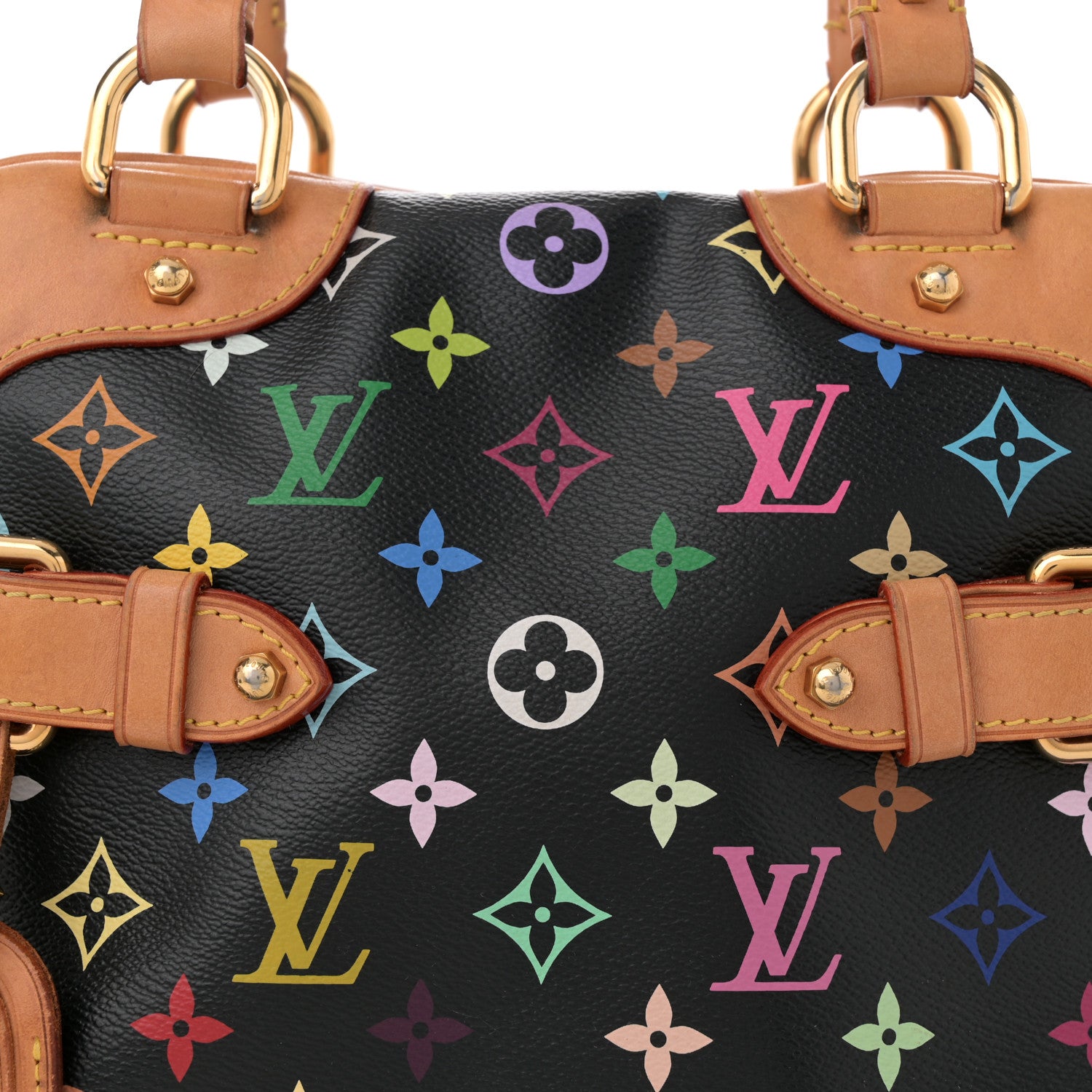 Louis Vuitton Monogram Multicolor Claudia Black 7 of 12