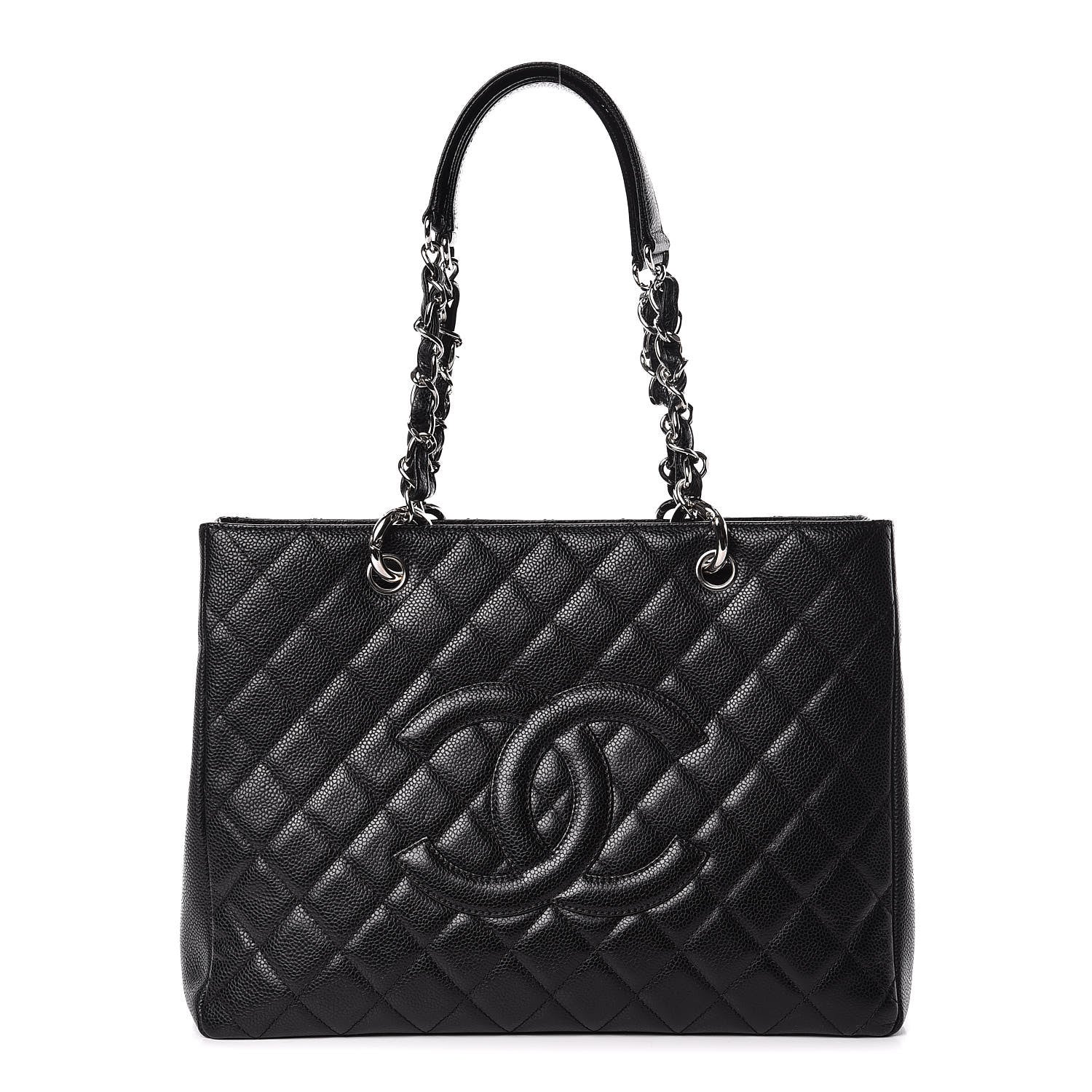 Chanel Caviar Quilted Grand Shopping Tote GST Black 1 of 11