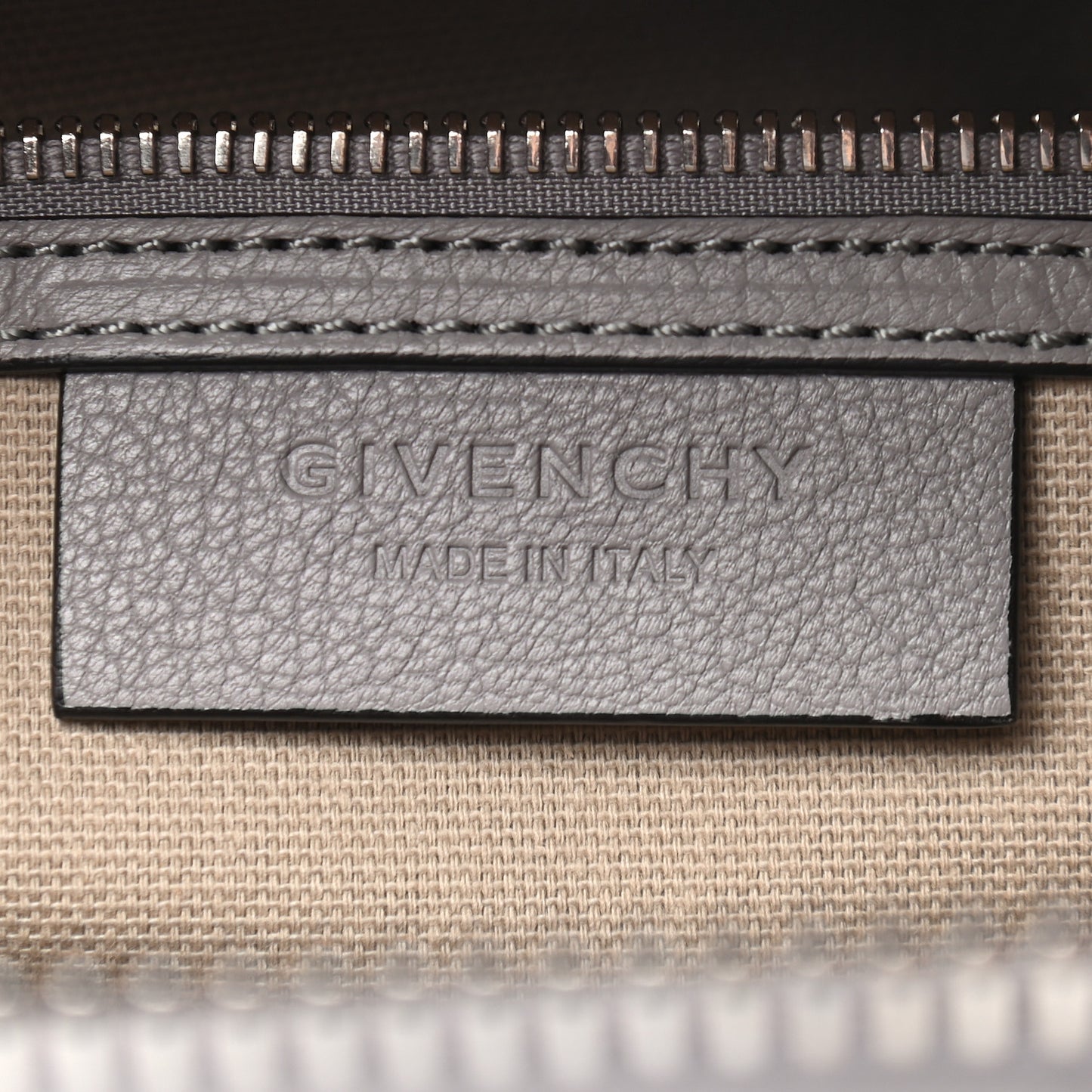 Sugar Goatskin Small Antigona Pearl Grey