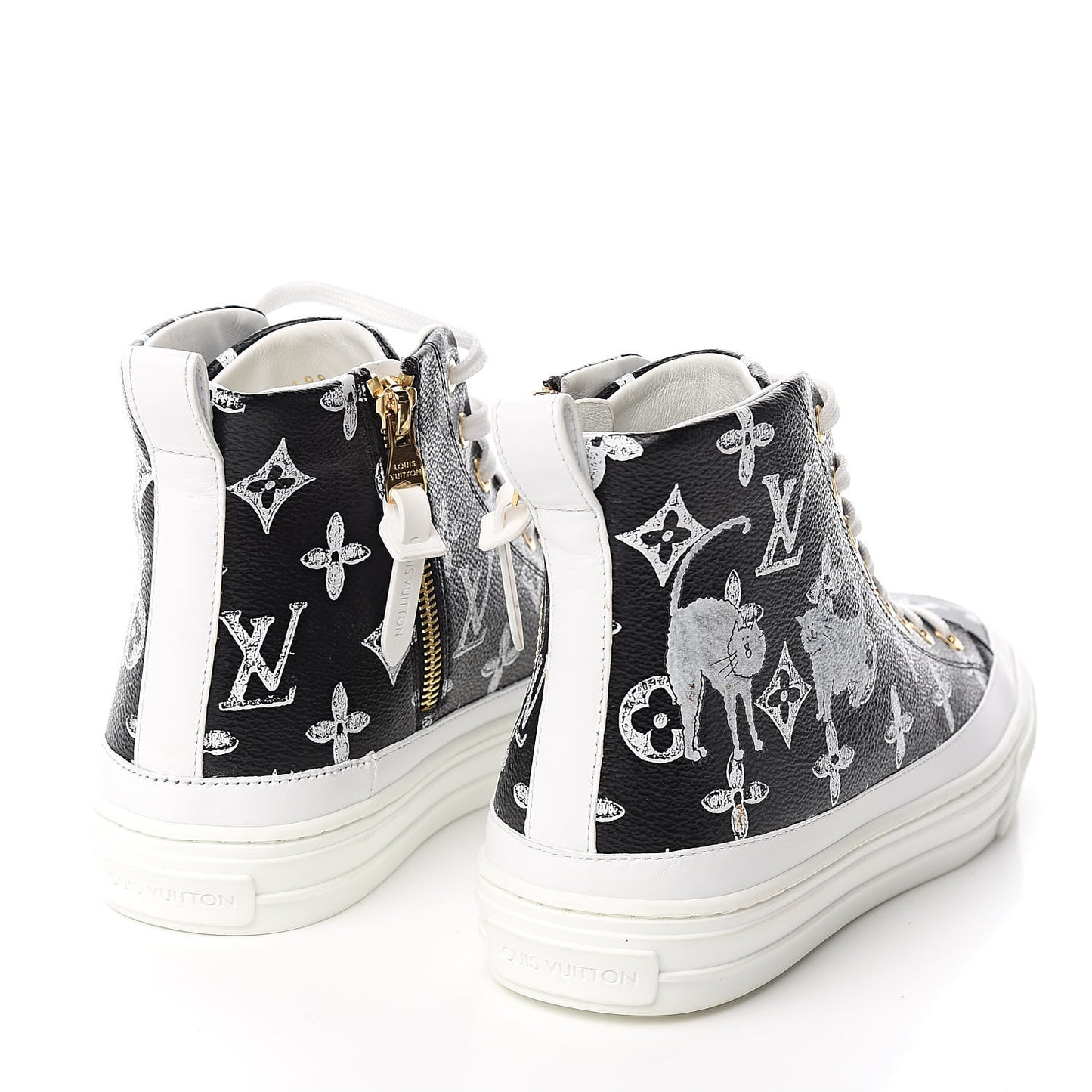 Catogram Stellar Sneaker Boots 37.5 Black
