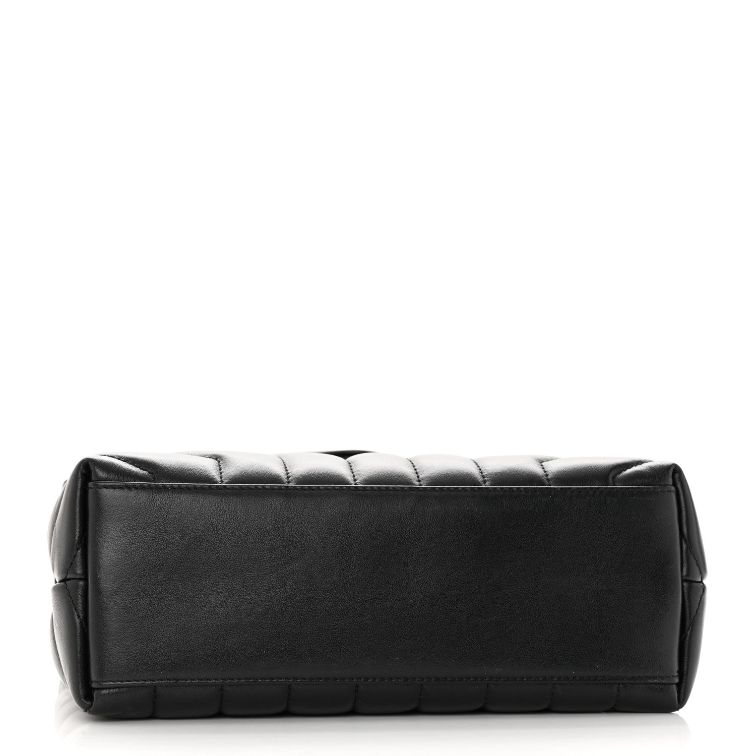 Saint Laurent Calfskin Y Quilted Monogram Small Loulou Chain Satchel Black 4 of 13