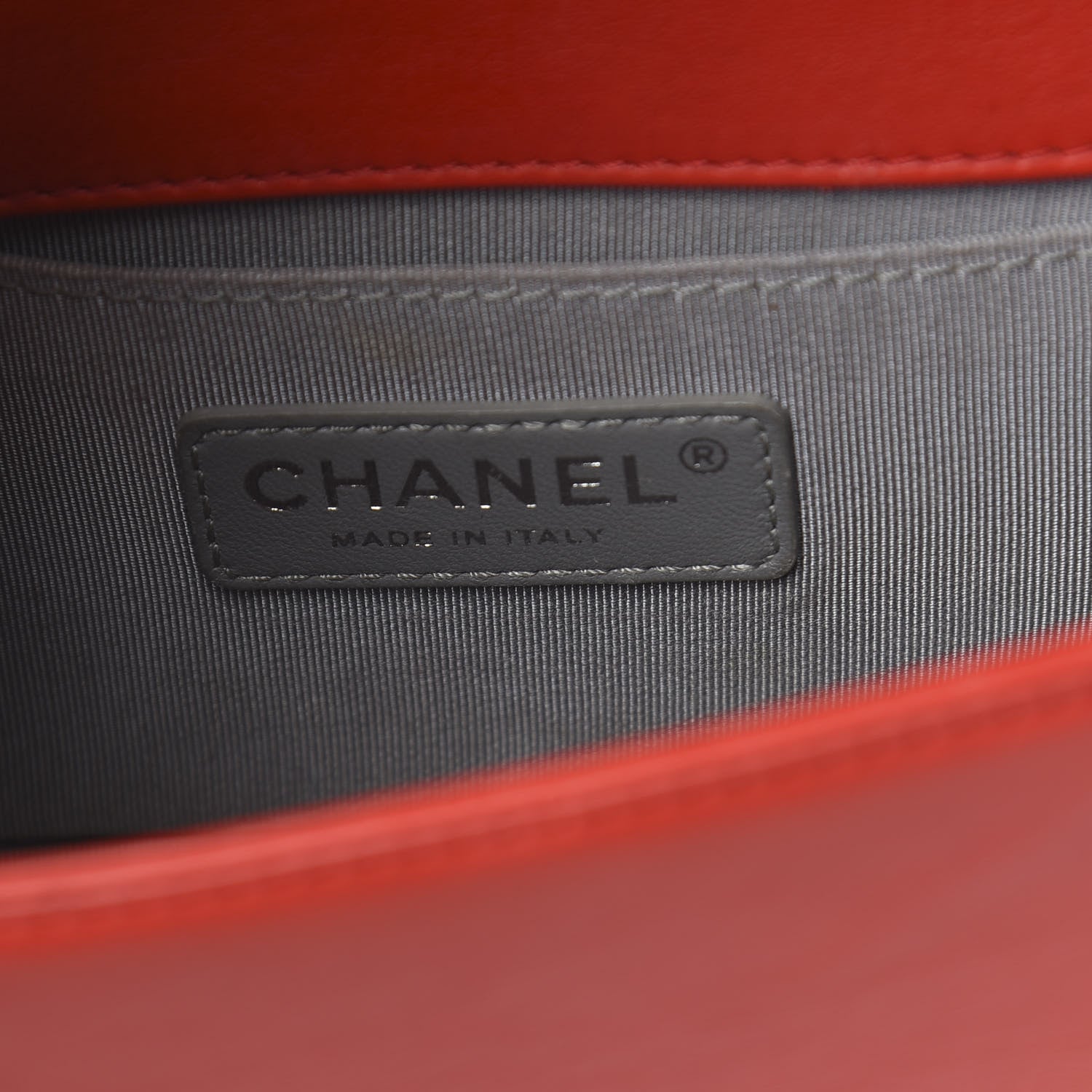 Chanel Calfskin Double Stitch Small Boy Flap Red 6 of 12