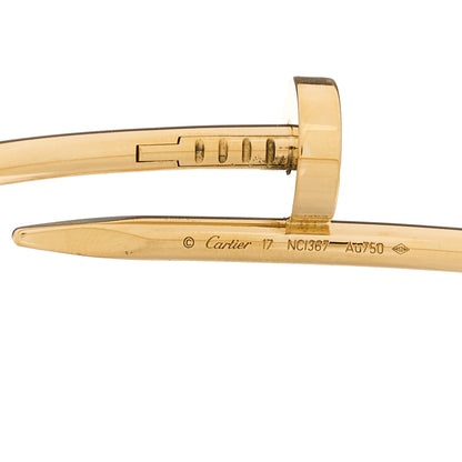 Cartier 18K Yellow Gold Juste Un Clou Bracelet 17 3 of 3