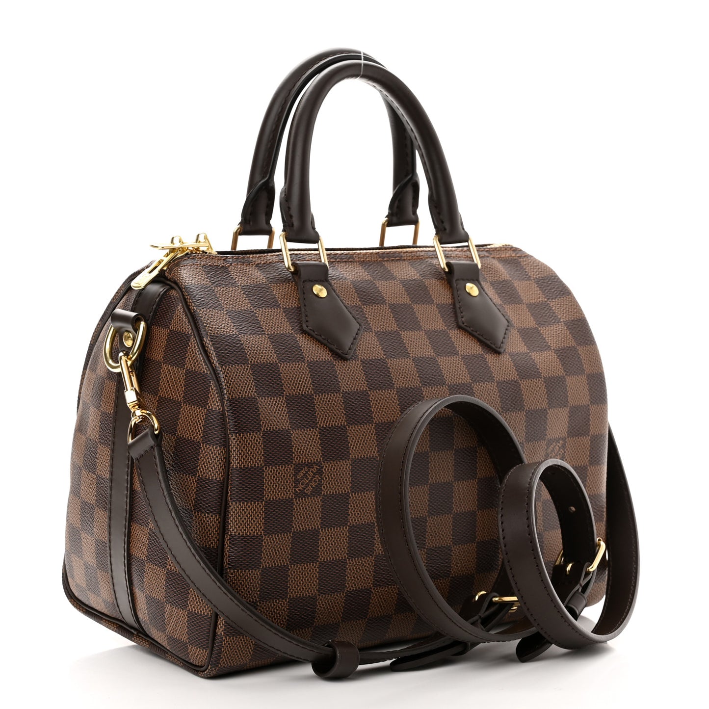 Damier Ebene Speedy Bandouliere 25
