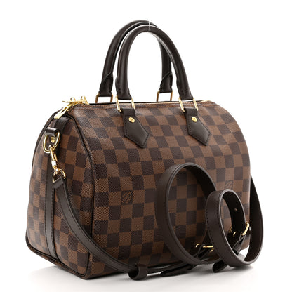 Louis Vuitton Damier Ebene Speedy Bandouliere 25 3 of 9