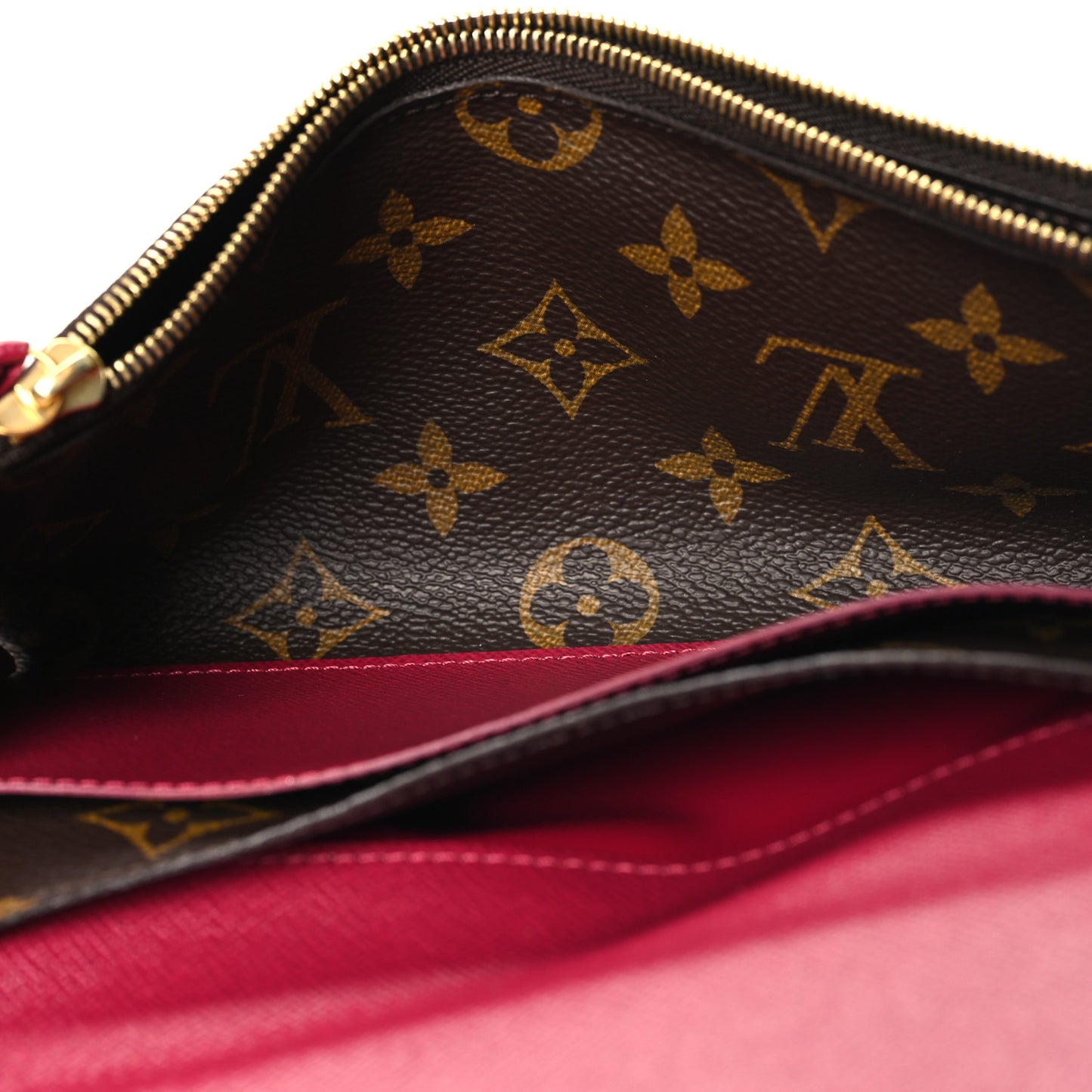 Monogram Emilie Wallet Fuchsia