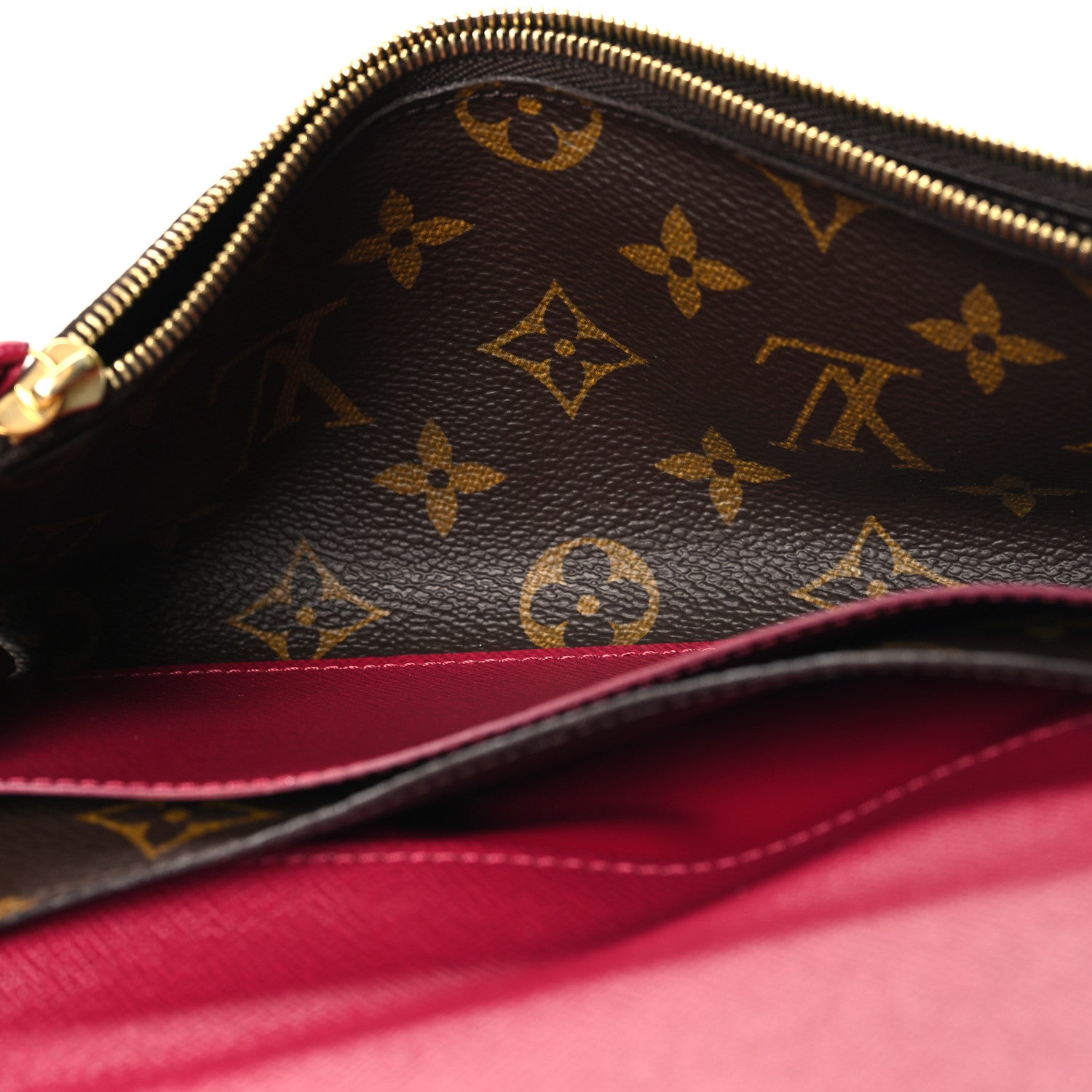 Louis Vuitton Monogram Emilie Wallet Fuchsia 5 of 6