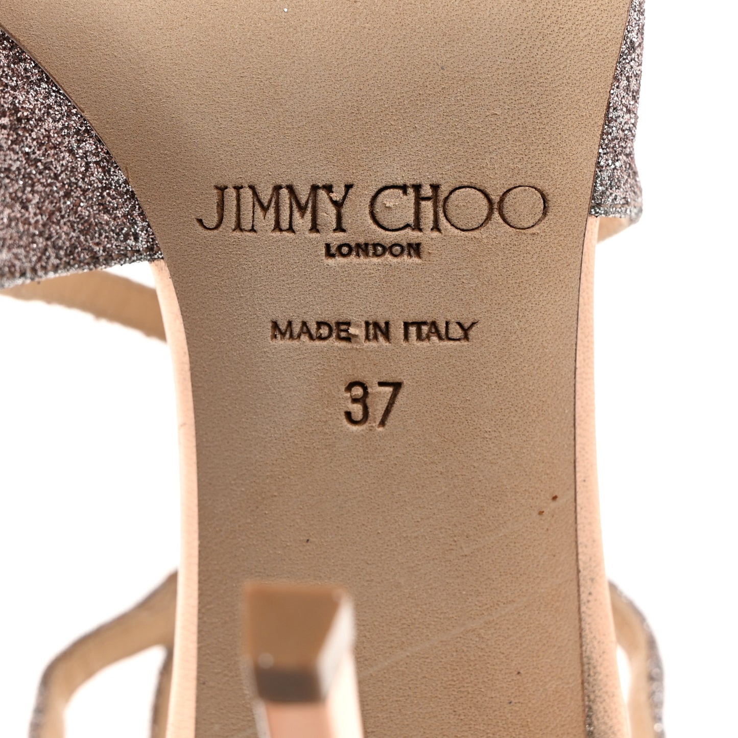 Glitter Lang Sandals 37 Tea Rose