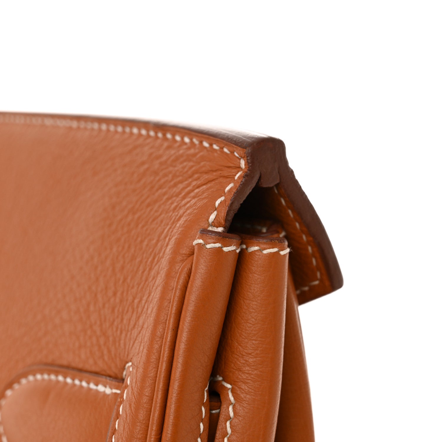 Hermes Taurillon Clemence HAC Travel Birkin 55 Gold 1682388