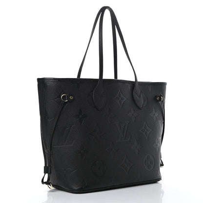 Louis Vuitton Empreinte Monogram Giant Neverfull MM Black 4 of 11