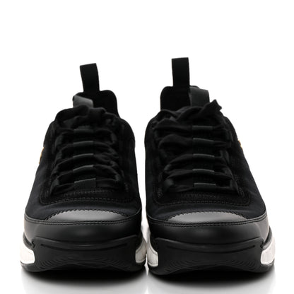 Chanel Velvet Calfskin Mixed Fibers CC Sneakers 37 Black 2 of 9