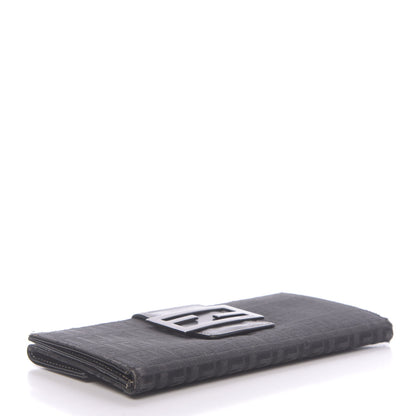 Fendi Zucchino Long Wallet Black 4 of 15