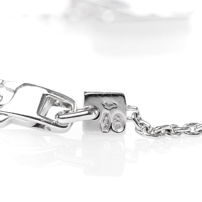 Louis Vuitton 18K White Gold Monogram Bracelet 5 of 5