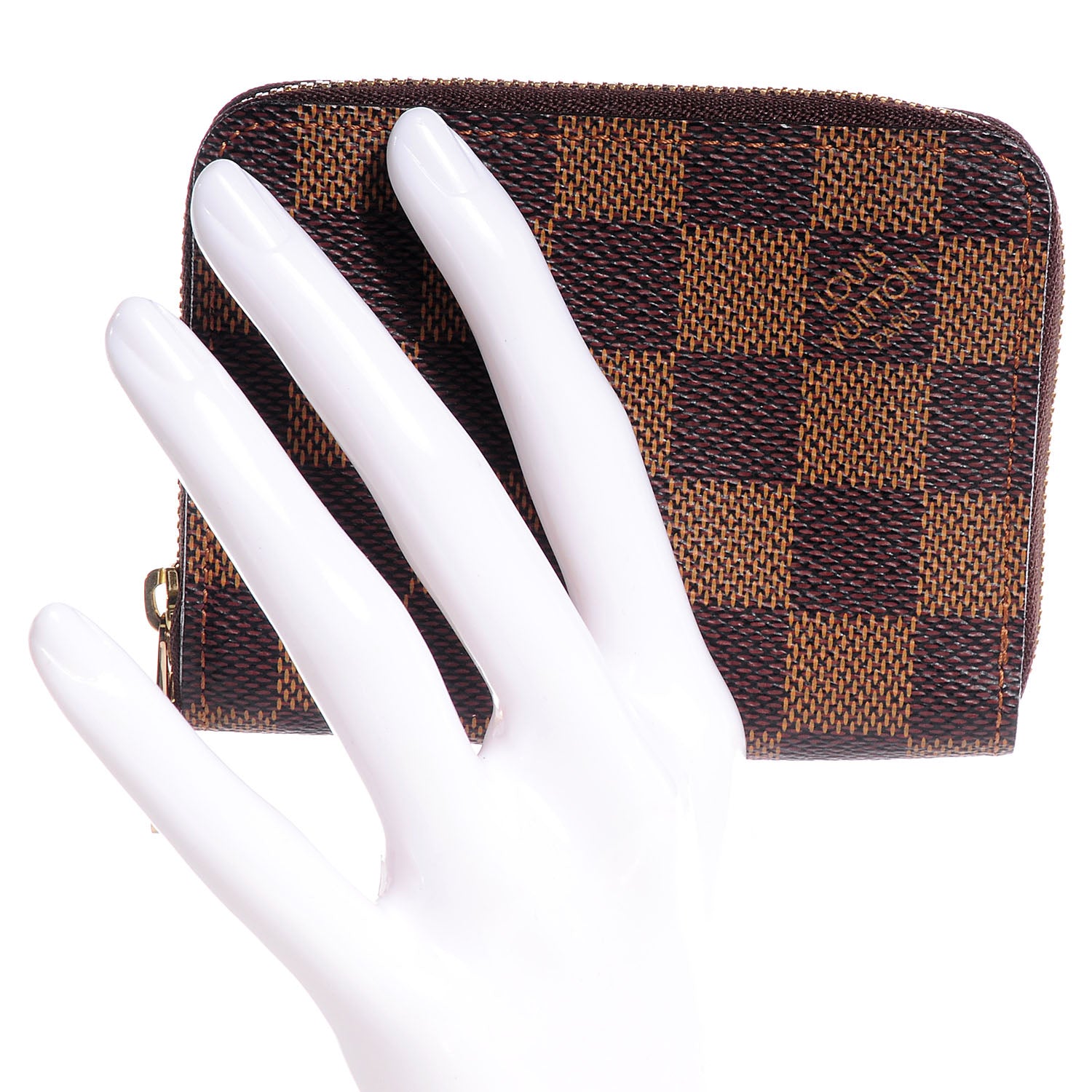 Louis Vuitton Damier Ebene Zippy Coin Purse 2 of 8