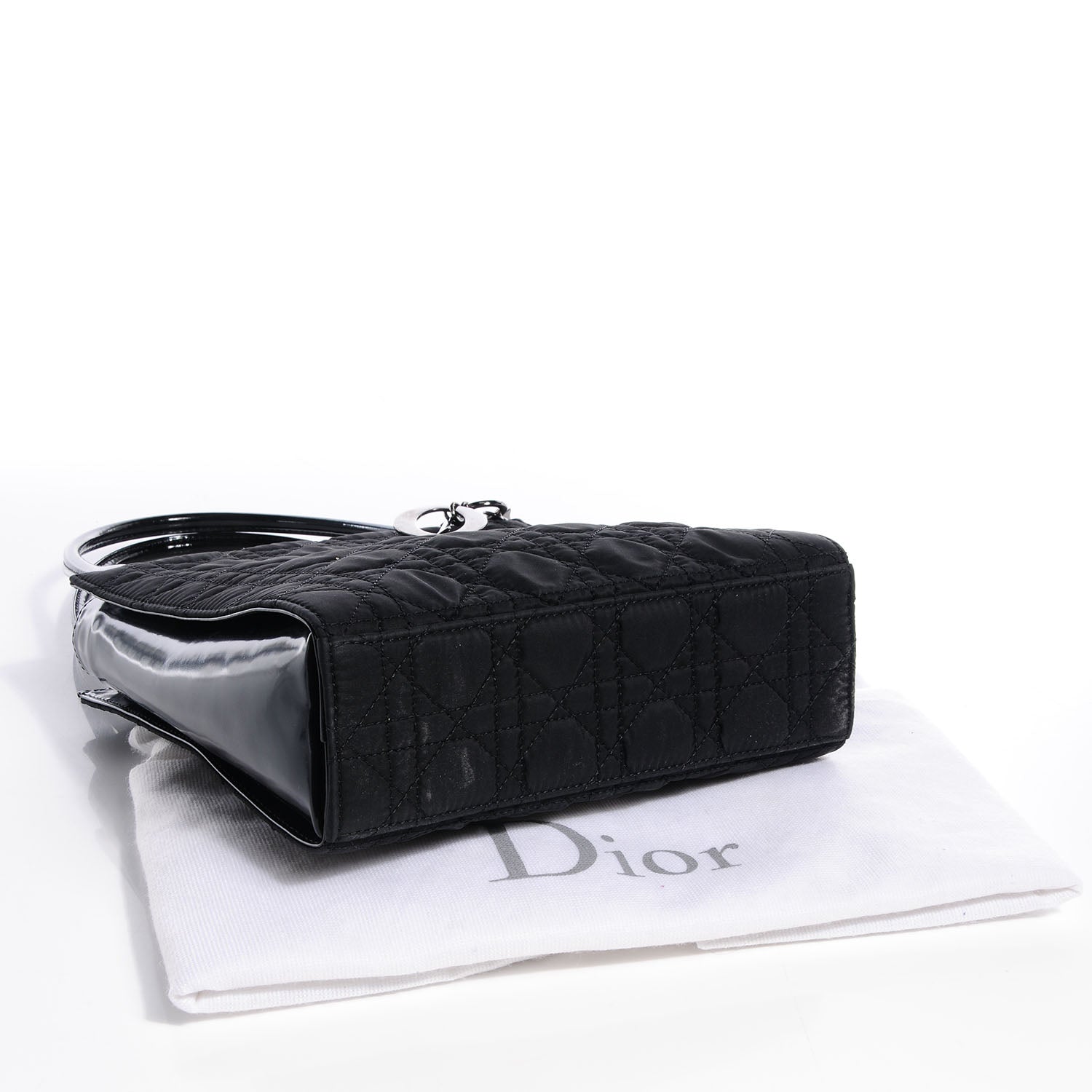 Christian Dior Nylon Cannage Dior Tote Black 4 of 8