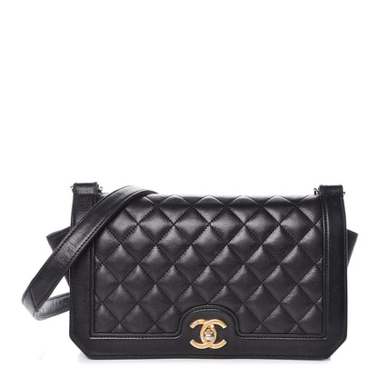 Chanel Grained Calfskin Quilted Medium Flap Black 1 of 12