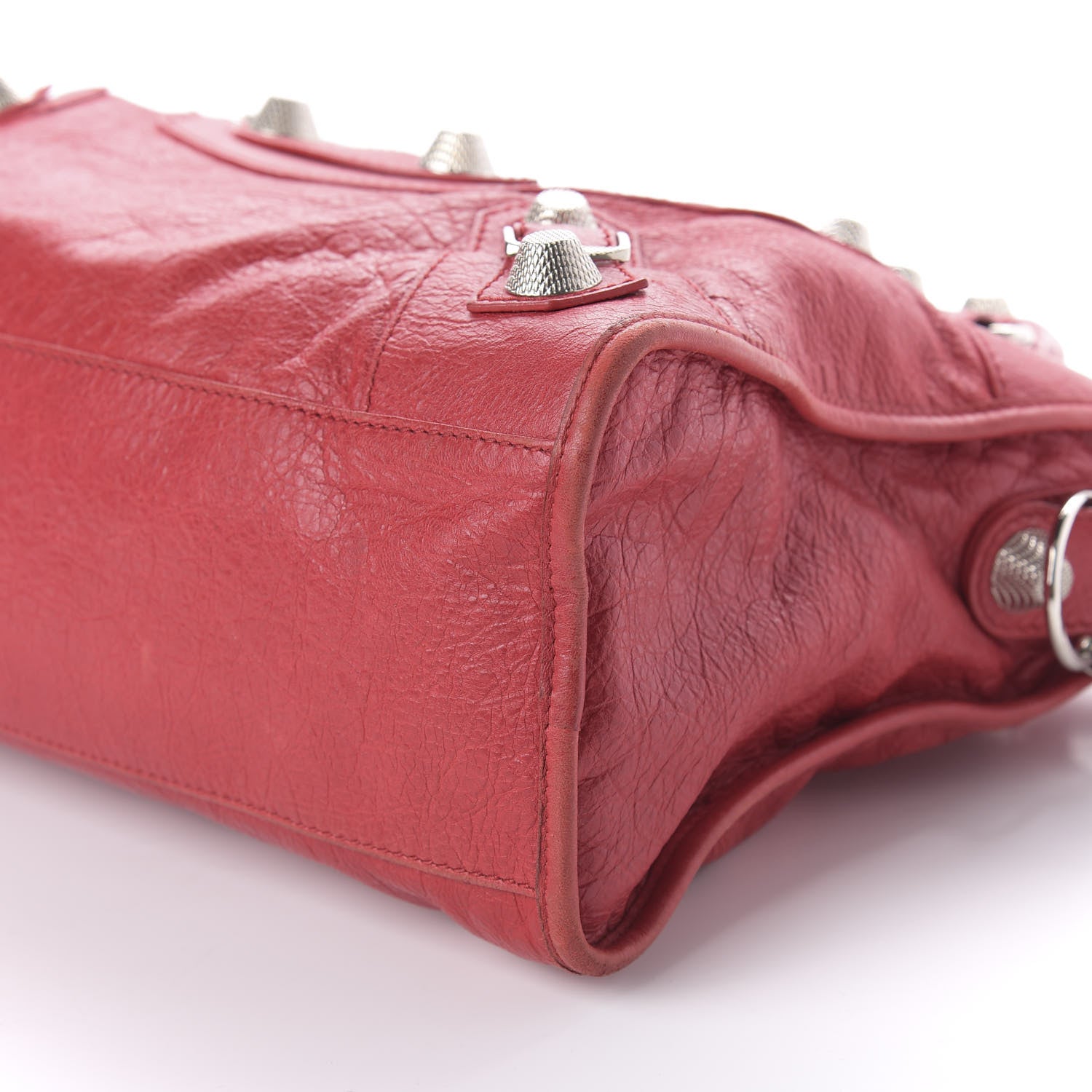 Balenciaga Agneau Giant 21 Silver Hardware City Rouge Coquelicot 7 of 10