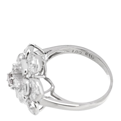 Parker & West by FASHIONPHILE Platinum Pink Diamond 1.11ctw Flower Cocktail Ring 57 8 10 of 10