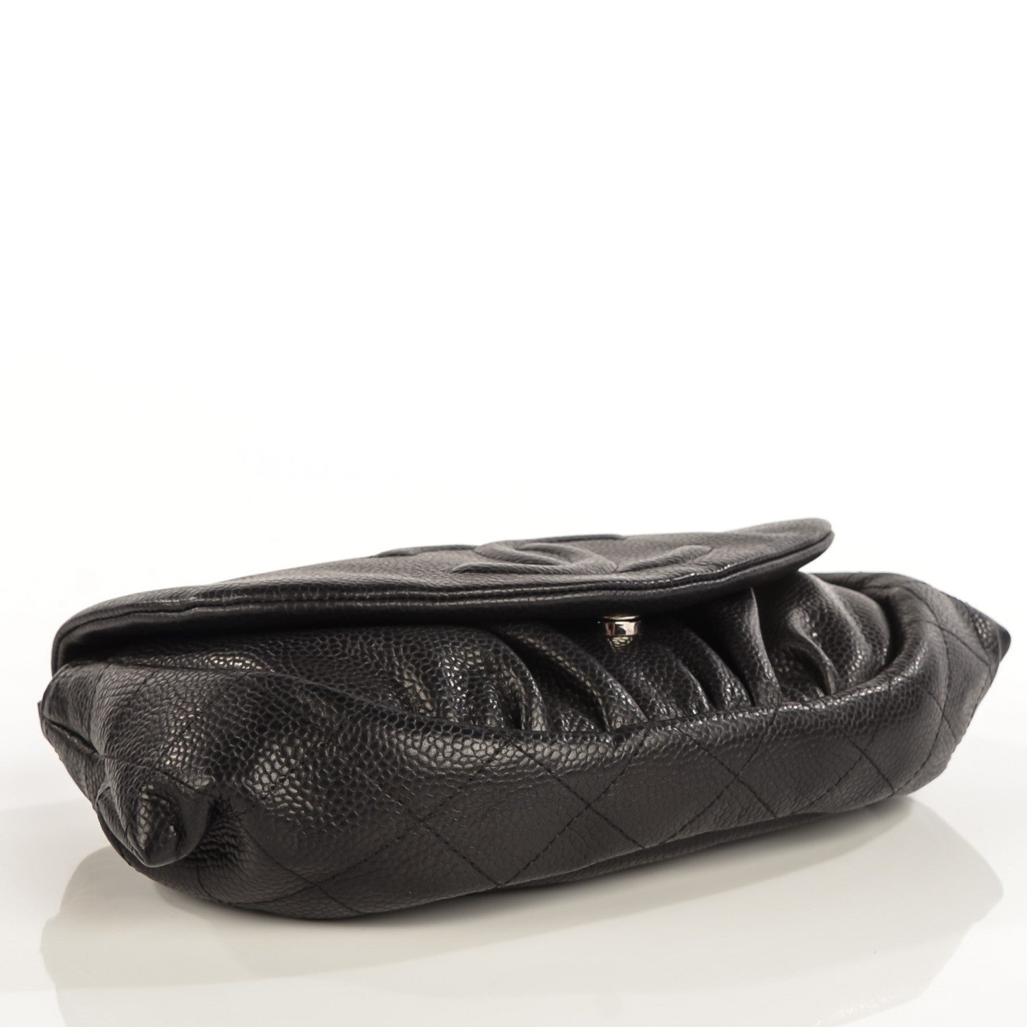 Chanel Caviar Half Moon Wallet On Chain WOC Black 4 of 9