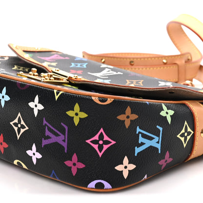 Louis Vuitton Monogram Multicolor Sologne Black 9 of 9