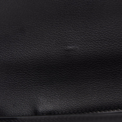 Hermes Shiny Porosus Crocodile Evergrain Kelly Depeches Touch 36 Black 10 of 16