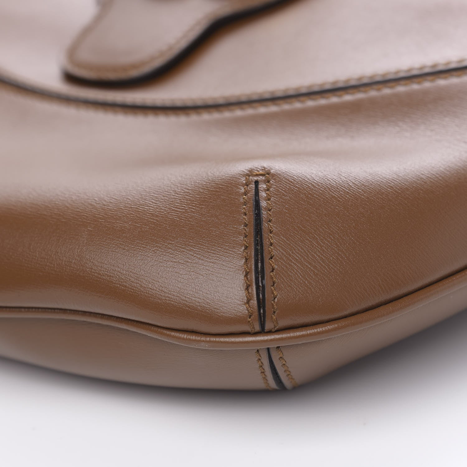 Gucci Boarded Plutone Calfskin Medium Arli Shoulder Bag Nocciola 9 of 12