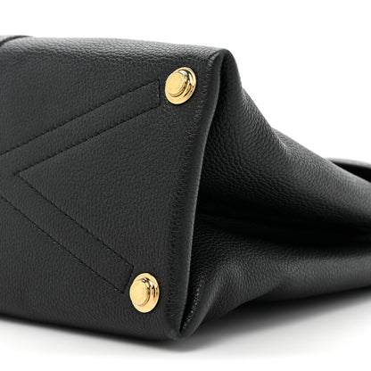 Louis Vuitton Grained Smooth Calfskin Rose Des Vents MM Black 10 of 15
