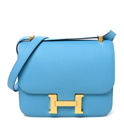 Hermes Epsom Constance 24 Bleu du Nord 1 of 11